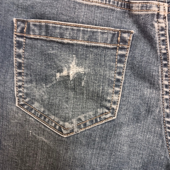 Cremieux Distressed Denim Cuttoff Size 0 Blue Summer Beach Shorts - Picture 5 of 6